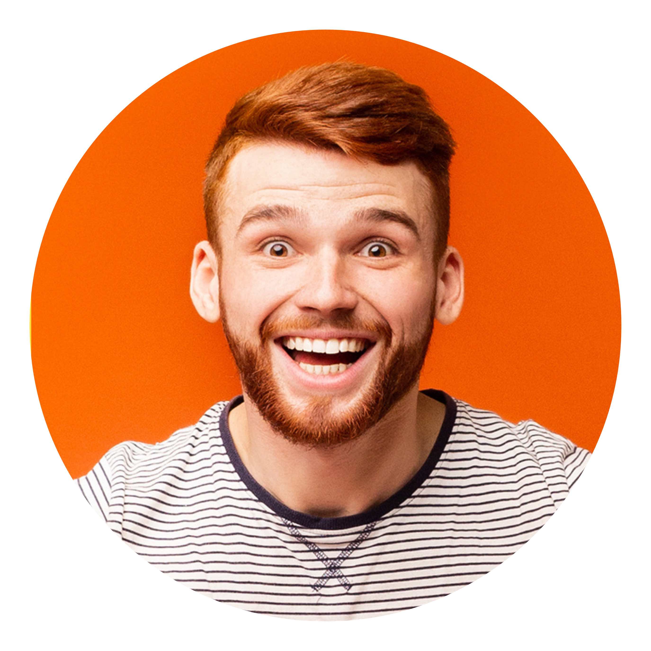 Good Vibes Man Orange Good Vibes Happy Man Orange